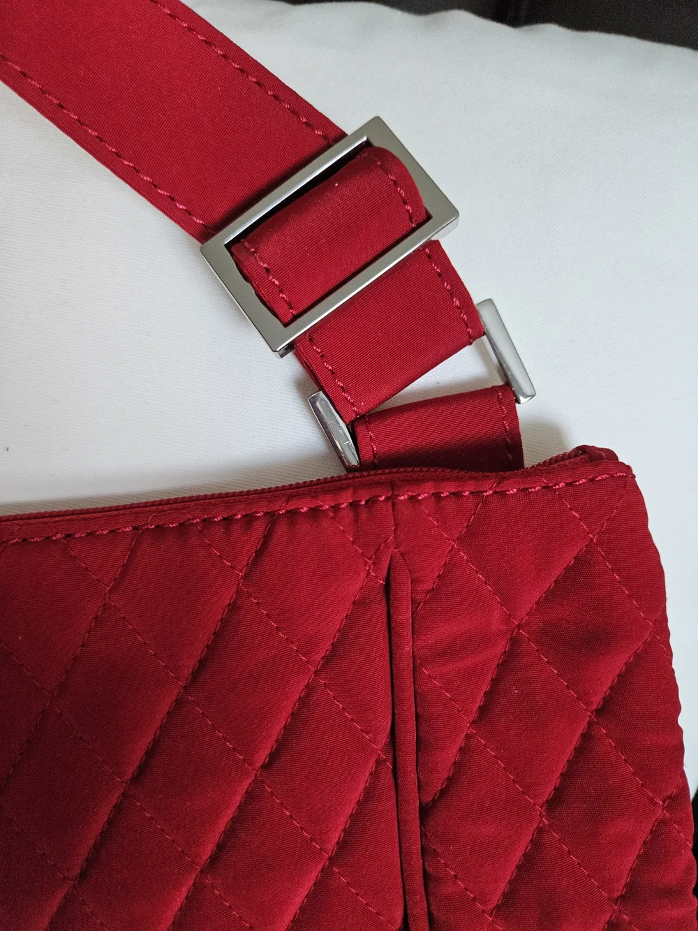 Vera Bradley Red Quilted Crossbody Bag NWT
